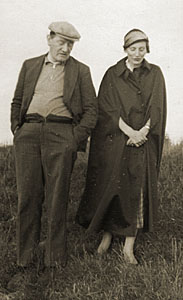 Herbert Fiedler: Fiedler und Amrey Balsiger, Laren1936