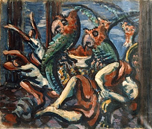 Herbert Fiedler: Phineus und die Harpyien,  1942