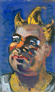 Herbert Fiedler: Clown, vers 1955